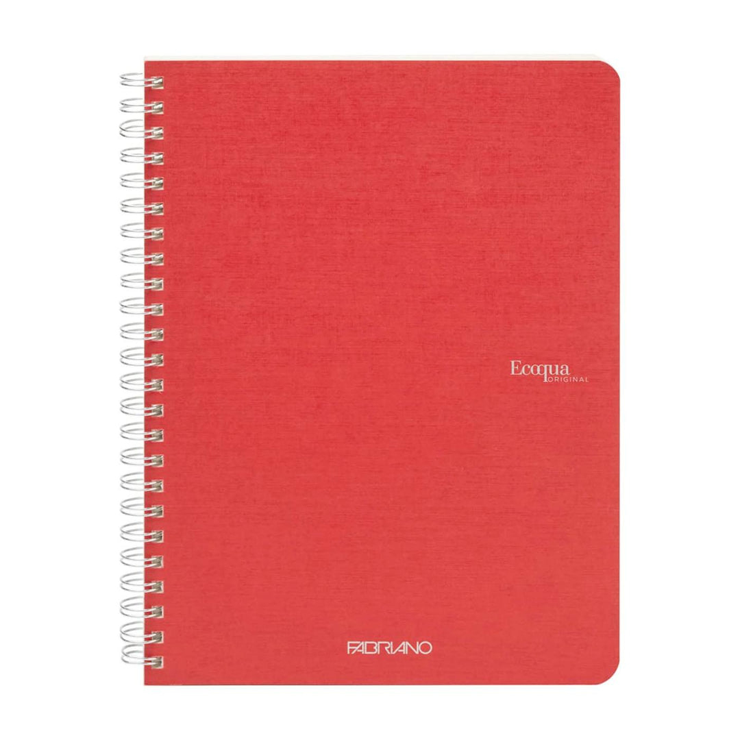 Fabriano Ecoqua 5.8" x 8.25" Spiral Grid Notebook 70 Sheets
