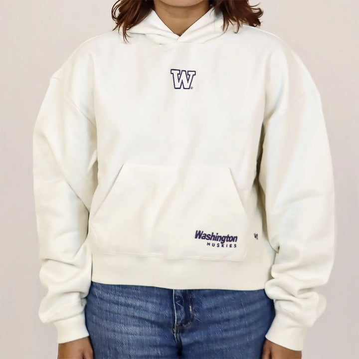 47 Brand Women's Washington Huskies Embroidered Foundation Hoodie
