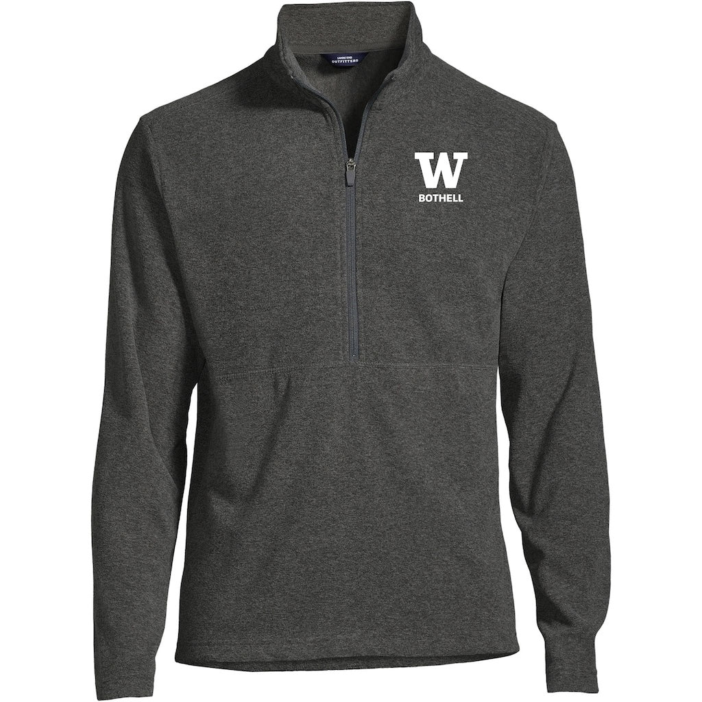 Lands' End Men's UW Bothell Thermacheck Fleece Quarter Zip