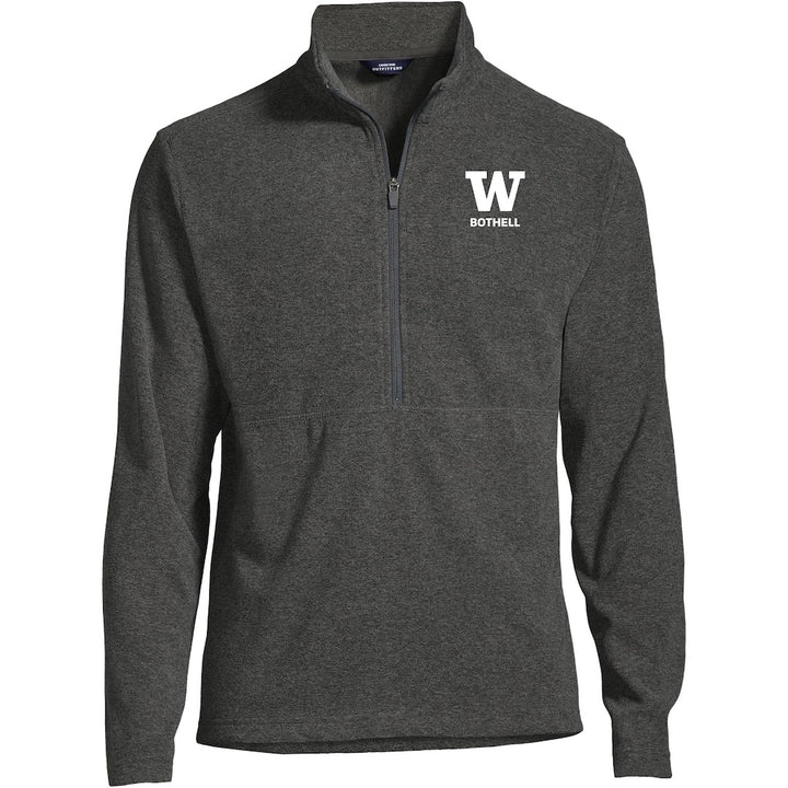 Lands' End Men's UW Bothell Thermacheck Fleece Quarter Zip