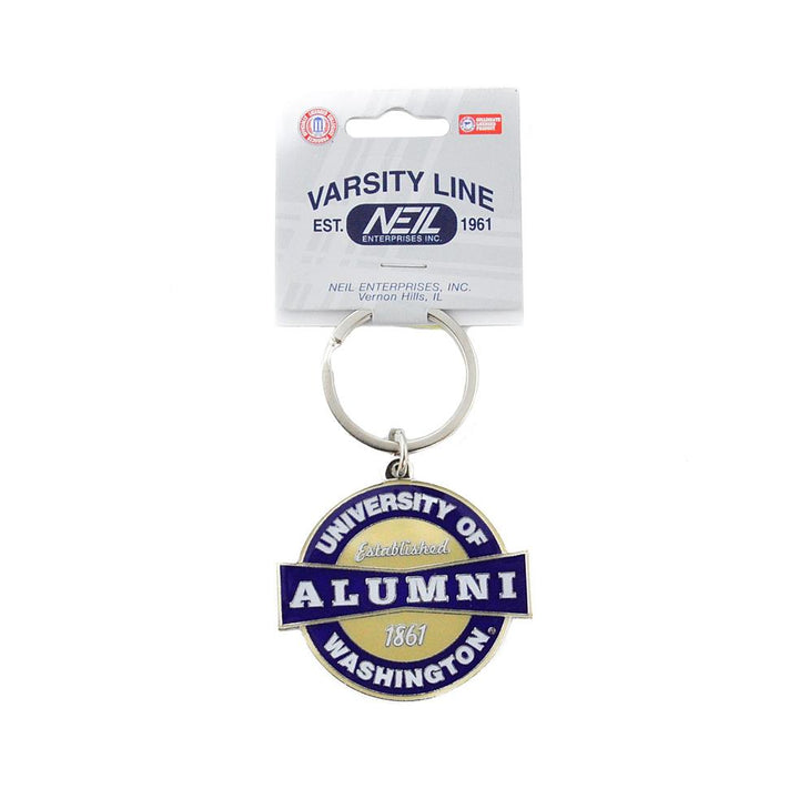 Neil U of W Alumni Circle Key Chain
