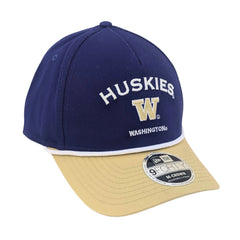 Photo of New Era Purple Gold Huskies W 9Forty M Crown Adjustable Hat.