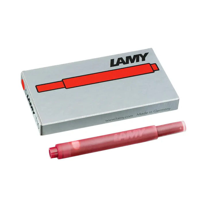 Lamy Fountain Pen Ink Cartridge 5 Pack #color_red