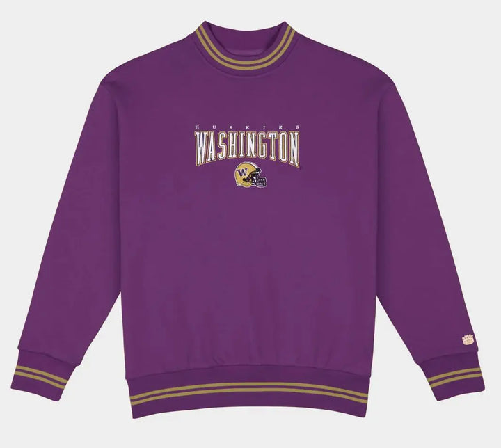 Homefield Unisex UW Football Helmet Stripe Crewneck