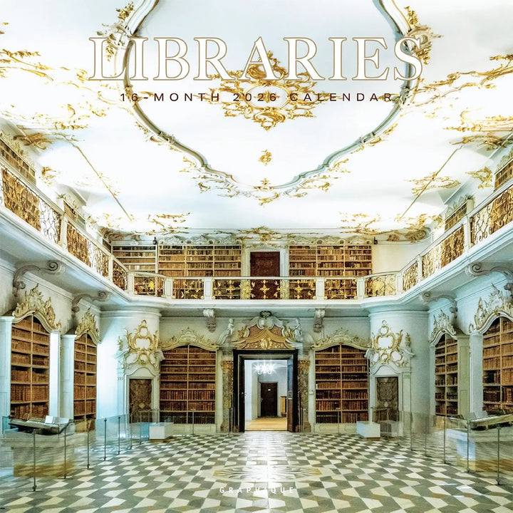 Graphique De France 12" x 12" Libraries Wall Calendar