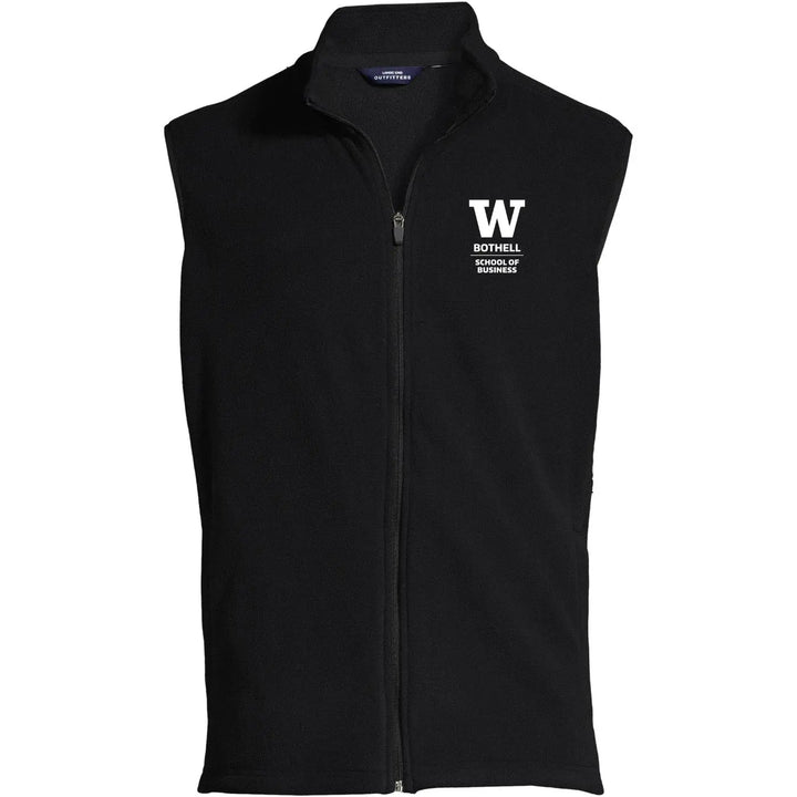 Lands' End Men's UW Bothell School of Business Thermacheck Fleece Vest
