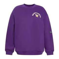 Photo of Hype and Vice Women's Washington Huskies Back Print Oversized Crewneck.