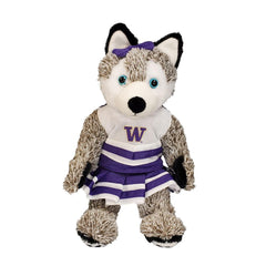 Mascot Factory Reign W Husky Cheerleader Plush 9"