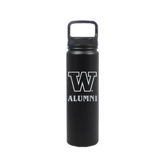 DROP SHIP Nordic Black W Alumni Insulated Stainless Steel Bottle 24oz