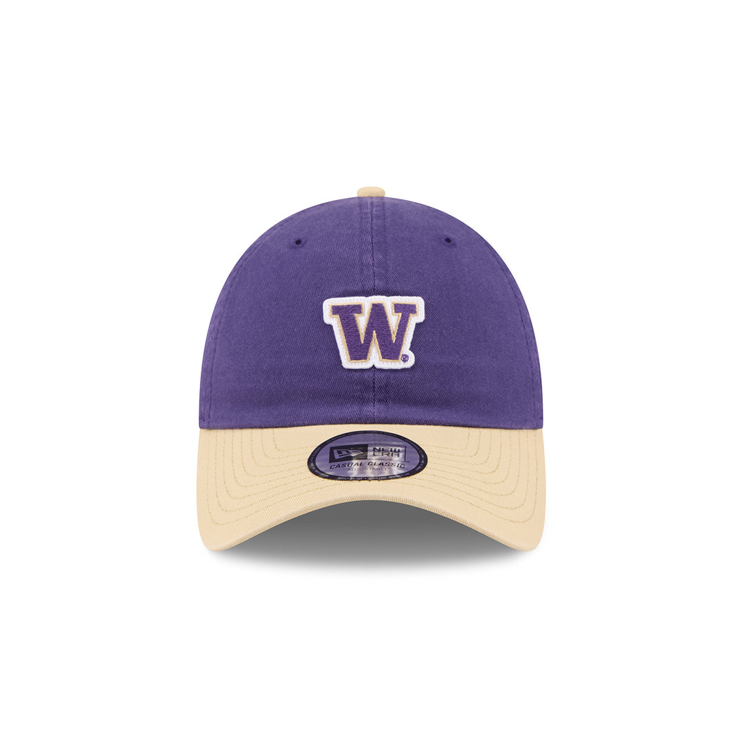 New Era Purple Gold Washington Huskies 2t Micro Logo Casual Classic Hat