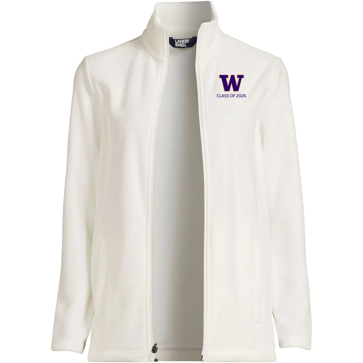 Lands' End Women's UW Class of 2026 ThermaCheck Fleece Full Zip