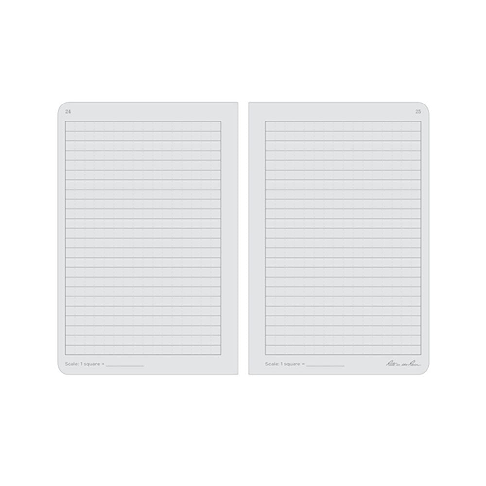 Rite in the Rain Orange 4-5/8"x7" Stapled Notebook 48ct