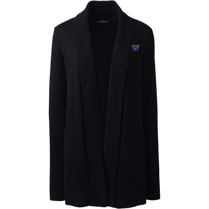 Lands' End Women's UW Cotton Modal Shawl Collar Cardigan Sweater