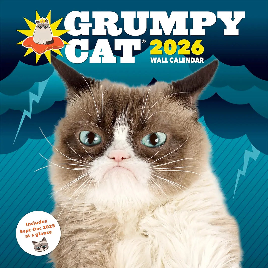 Grumpy Cat 2026 Wall Calendar
