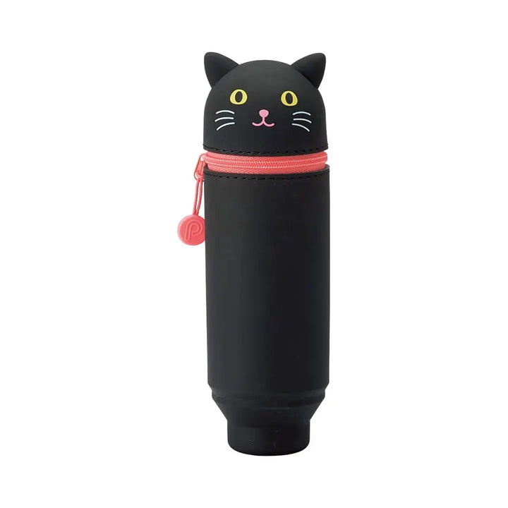PuniLabo Black Cat Stand Up Pen Case