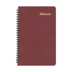 Payne Skivertex 5.5"x8.5" Large Print Address Book#color_burgundy Hover
