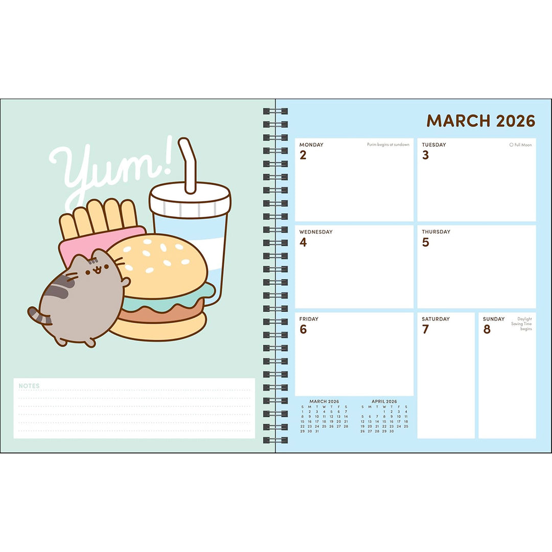 Pusheen 16-Month 2025-2026 Weekly/Monthly Planner Calendar