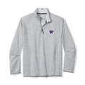 Tommy Bahama Men's Palm Pro Half Zip Light Gray thumbnail