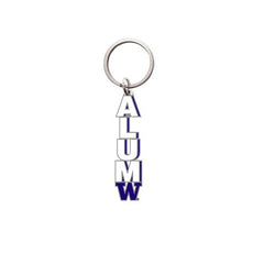 Photo of Neil Alum Purple W Campus Key Chain.