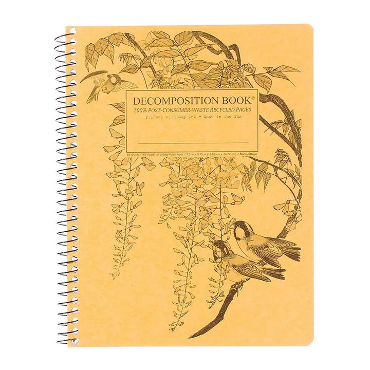 Decomposition Leafy Perch 7.5"x9.75" College Spiral 80ct