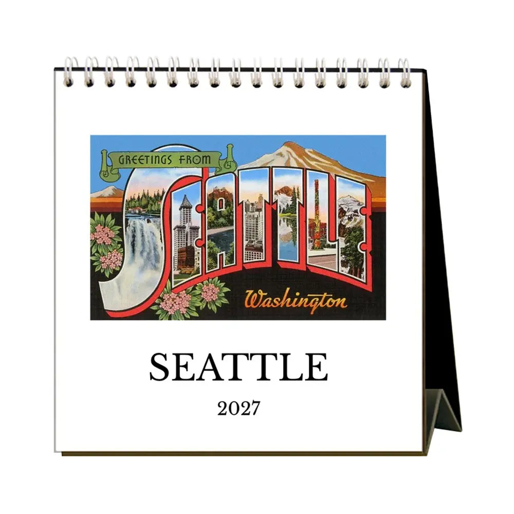 2027 Seattle Desktop Calendar