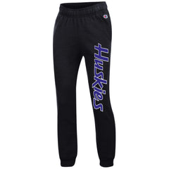 Photo of Champion Kids' Black Huskies Script Jogger Sweatpants.