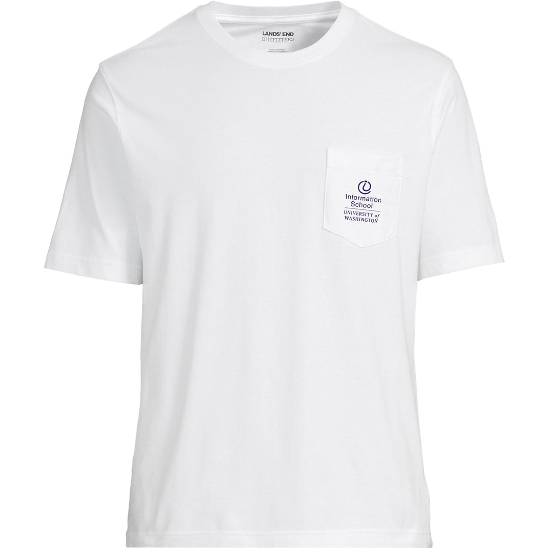 Lands' End Unisex UW Information School Short Sleeve Pocket T-Shirt