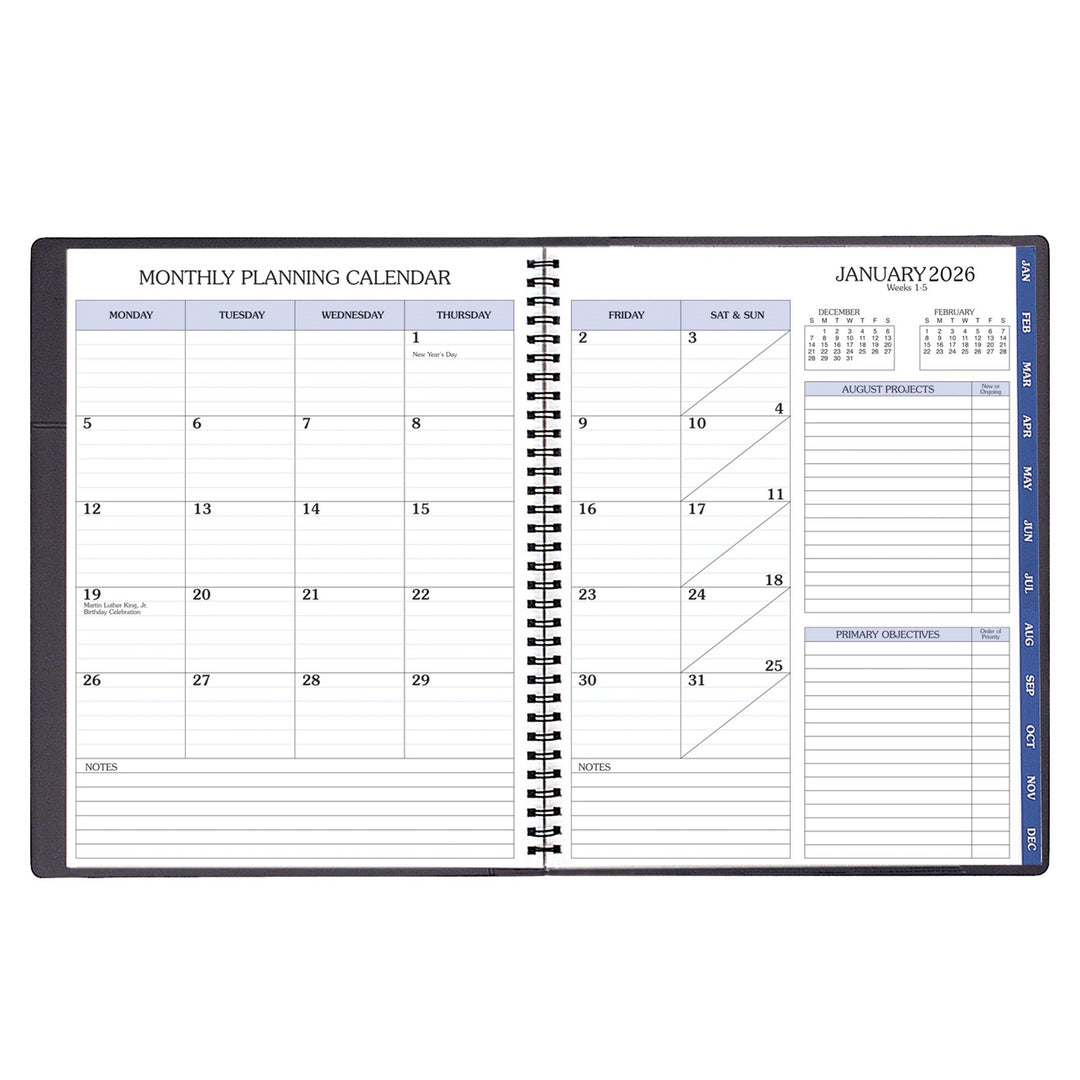 Payne Continental 2026 Annual 6.25" x 8" Time:Master Planner#color_navy