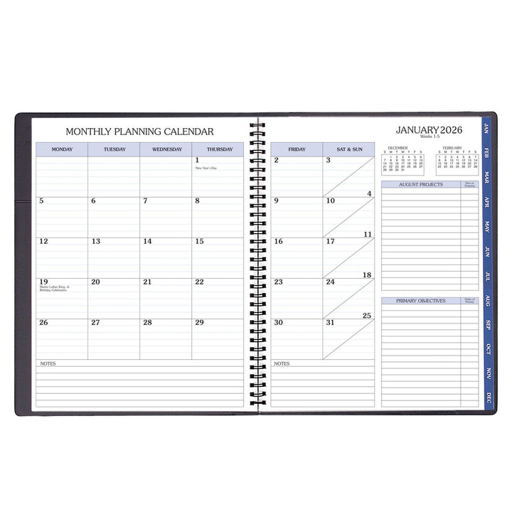 Payne Continental 2026 Annual 6.25" x 8" Time:Master Planner#color_navy
