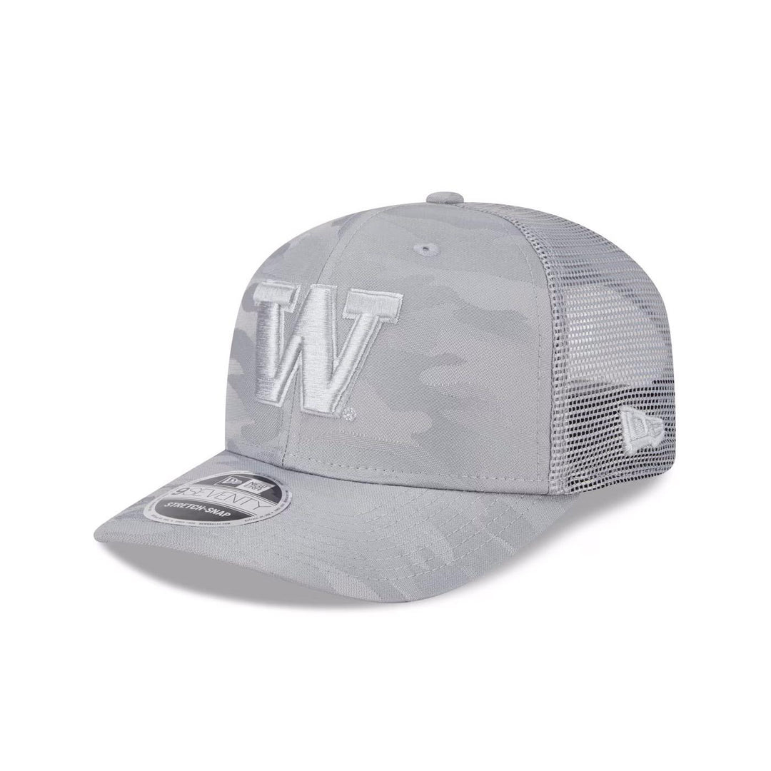 New Era Camo Gray 9Seventy Mesh Back Stretch Snap Adjustable Hat