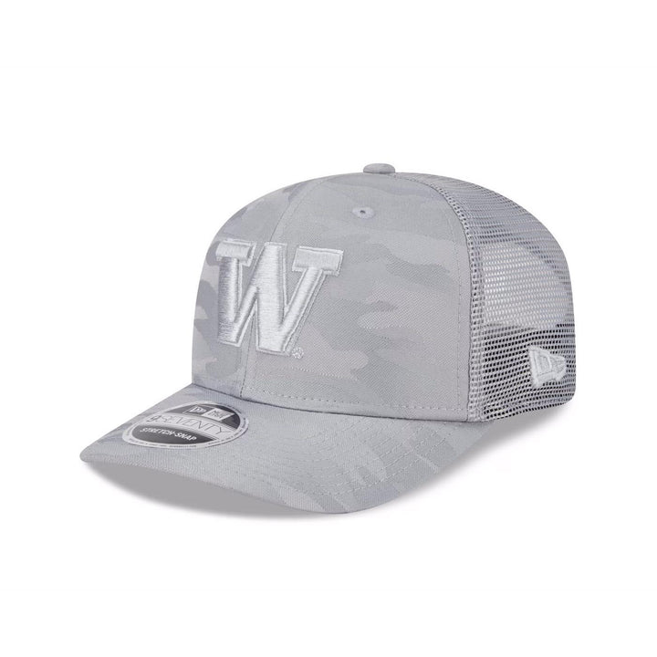New Era Camo Gray 9Seventy Mesh Back Stretch Snap Adjustable Hat