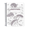 Decomposition Hedgehogs 7.5" x 9.75" Dot Grid College Spiral 80ct thumbnail