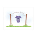 SayangNari W Welcome Baby Clothesline Onesie Greeting Card thumbnail