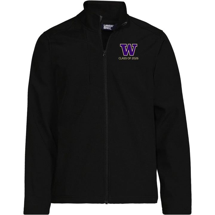 Lands' End Men's UW Class of 2026 Soft Shell Jacket