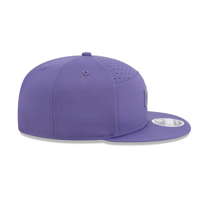 New Era 2025 Sideilne Purple 950 Split Panel Silicone Patch Adjustable Hat