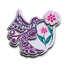 Native Northwest Hummingbird 3D Magnet