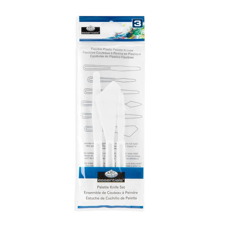 Royal Brush Flexible Flat Palette Knife Set 3ct