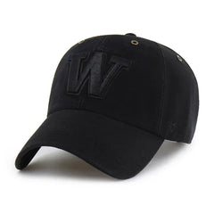 Photo of Carhartt x 47 Brand Black Washington Huskies Clean Up Adjustable Hat.