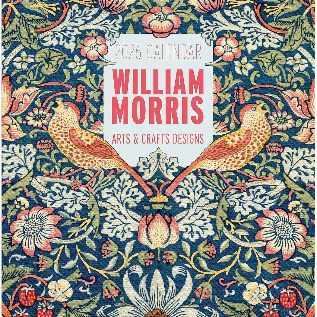 William Morris: Arts & Crafts Designs 2026 Wall Calendar