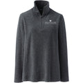 Lands' End Women's UW School of Social Work Thermacheck Fleece Quarter Zip Charcoal thumbnail