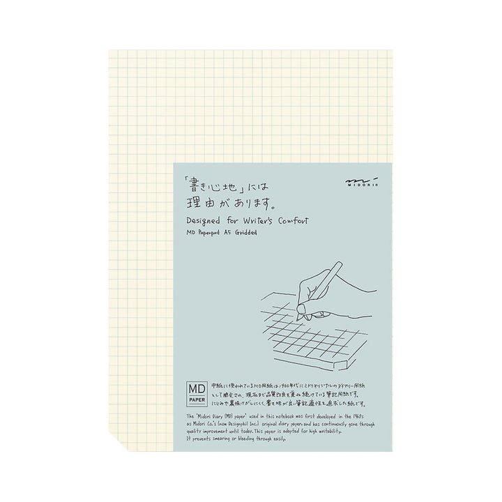 Midori Cream Grid Paper Pad 90 Count