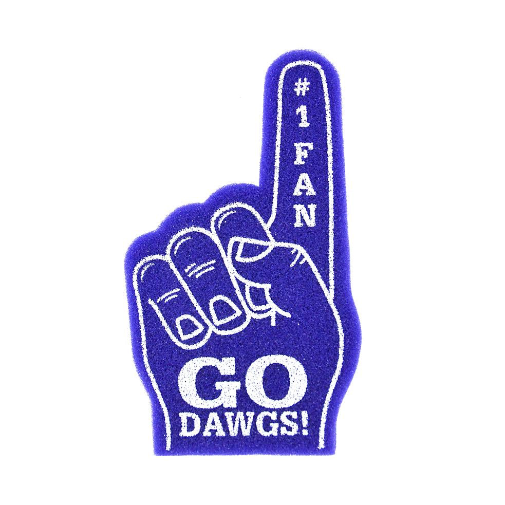 Neil Purple #1 Fan Go Dawgs Tiny Foam Finger