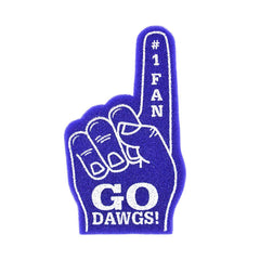 Neil Purple #1 Fan Go Dawgs Tiny Foam Finger