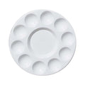 Art Alternatives 7-1/2" Diameter Round Plastic Palette Tray thumbnail