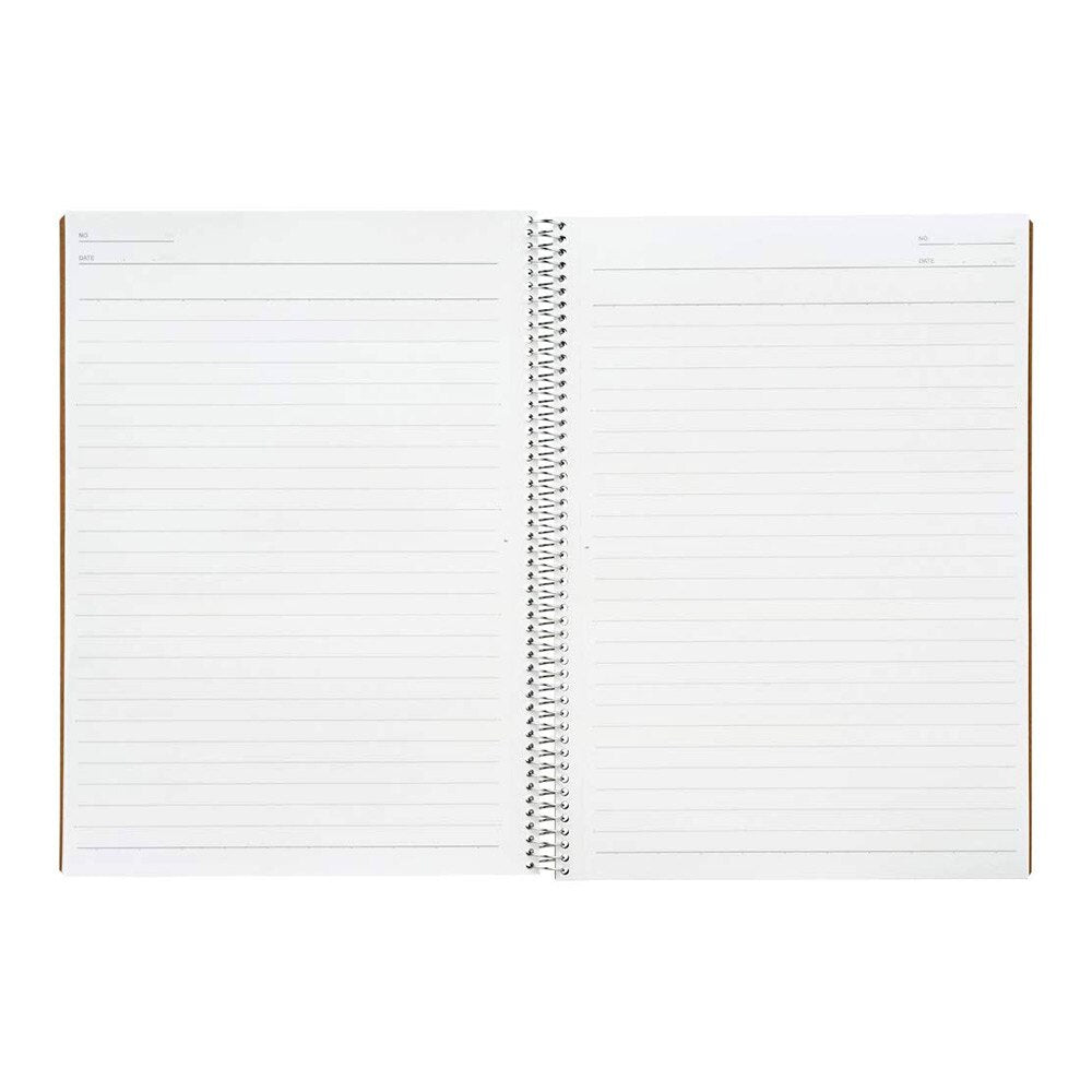 Maruman Kraft B5 8mm Ruled Spiral Notebook 40ct