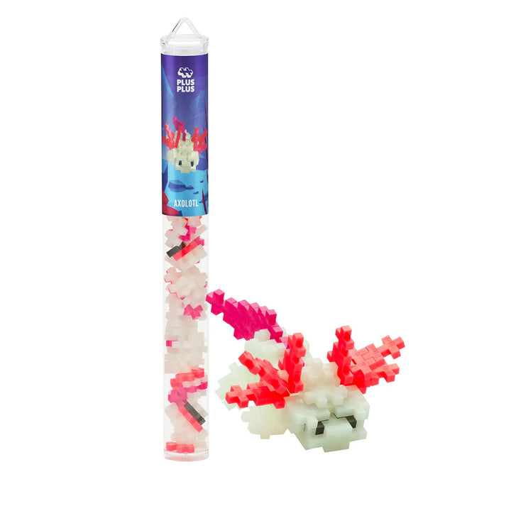 Plus-Plus Axolotl 70 pc Building Block Tube
