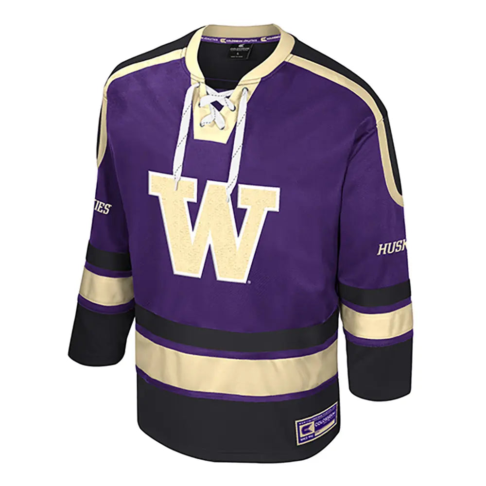 Colosseum Men's Washington Huskies FW26 Twill W Hockey Jersey