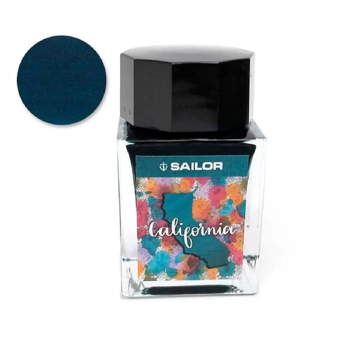 Sailor Compass USA 50 States 20ml Ink Bottle#color_blue