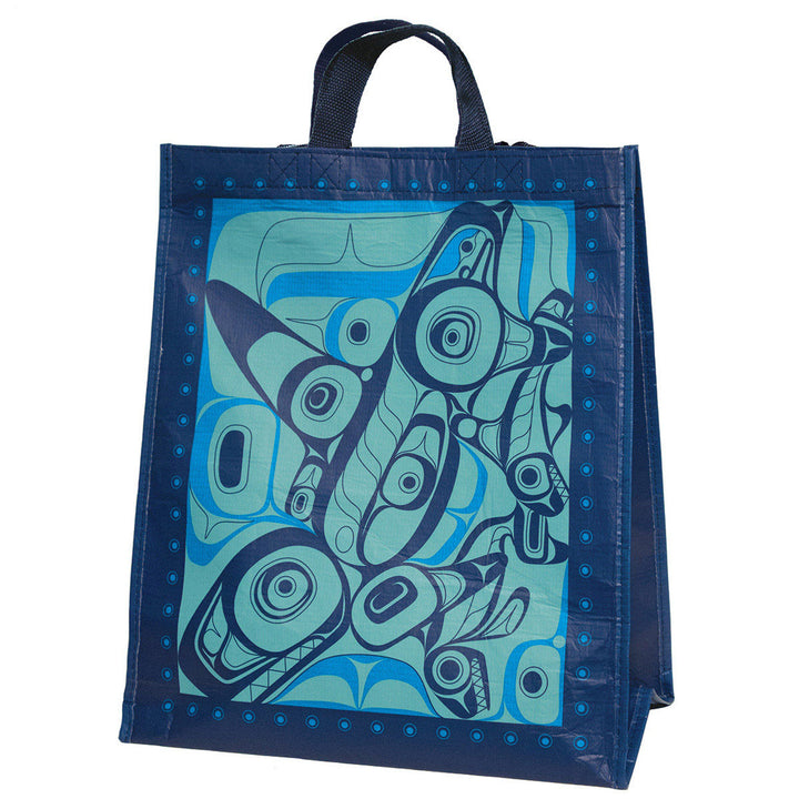 Native Northwest Orca Song Large Eco Bag