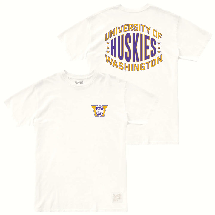 Retro Brand Men's Vault Dog Front Huskies Back Sueded Tee